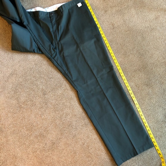 Dickies men’s work pants 44 waist green straight fit big & tall chino pants - Picture 6 of 11